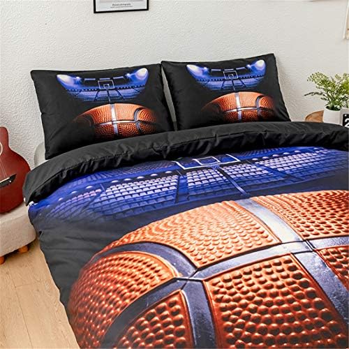 Homebed 3D Basketball Duvet Set for Teen Boys