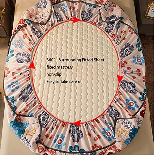 FCLDESHOP Breathable Mattress Pad Cover 3pcs 180x200cm