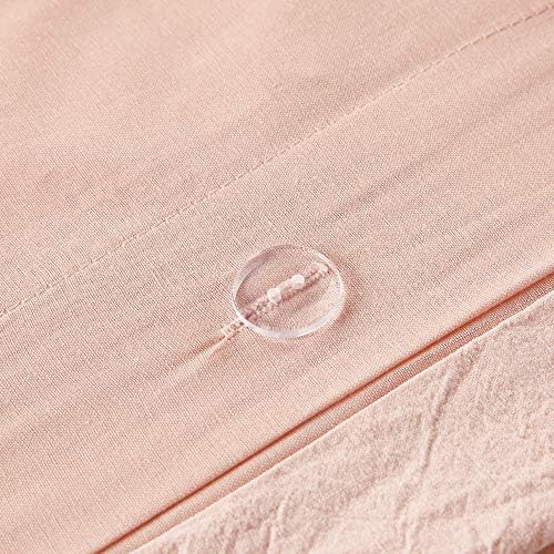 Urban Habitat Pink Duvet Set 100 Cotton Shabby Chic