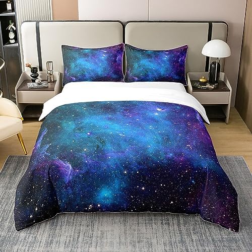 Erosebridal 100 Cotton Starry Sky Duvet Cover Set