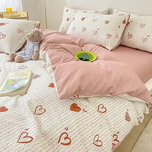 BlueBlue Heart Kids Duvet Cover Set Queen
