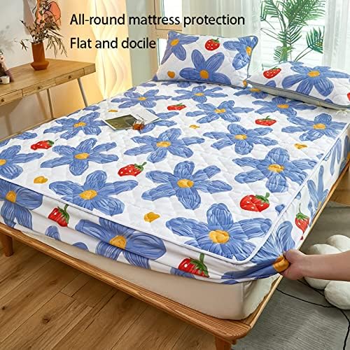 FCLDESHOP Waterproof Mattress Pad 180x200cm 1
